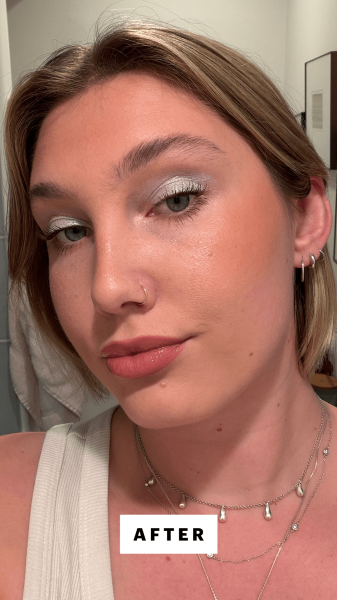 Gunderman after applying the ColourPop Super Shock Shadow